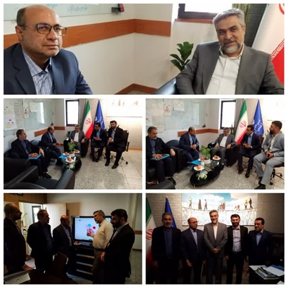 دیدار و نشست دکترصالحی فرد سرپرست محترم دانشگاه علوم پزشکی استان ،مشاور رئیس و مدیر حوزه ریاست ، مدیر بودجه و روابط عمومی و اطلاع رسانی دانشگاه با دکترکرمانپور رئیس محترم مرکز روابط عمومی و اطلاع رسانی وزارت بهداشت